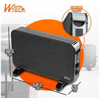 Convecteur 2000W + Ventilation turbo 