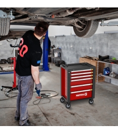 Werkplaatswagen met 6 laden + 54 accessoires